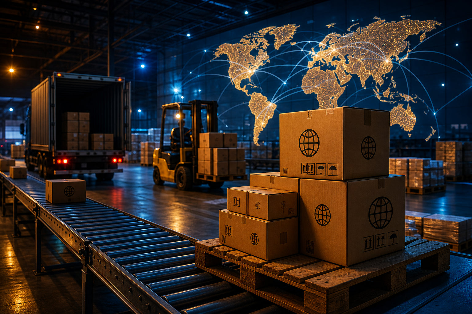 Global Shipping Begins