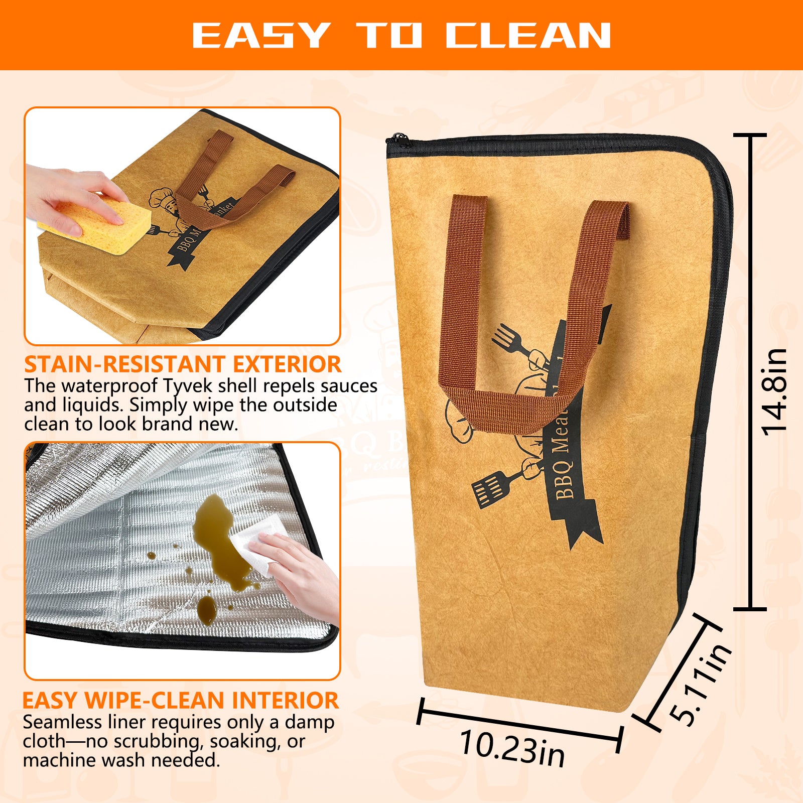 EverRise Heavy-Duty Insulated BBQ Meat Resting Blanket Bag - EverRise Gear